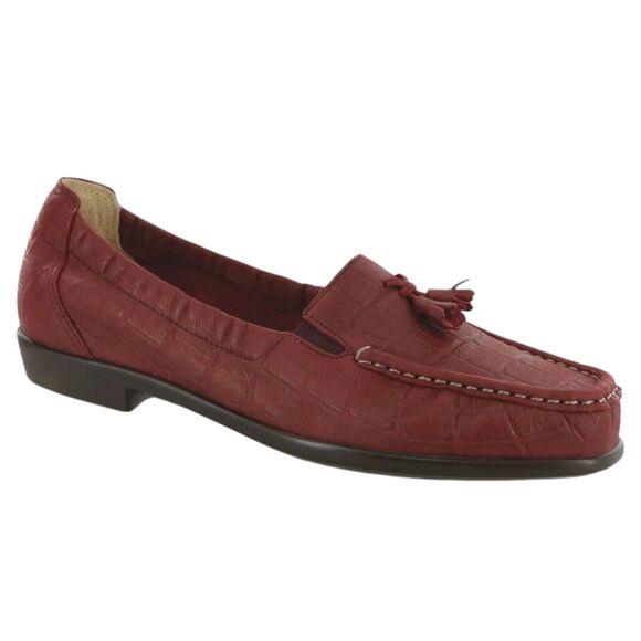 SAS Shoes Women's Size 8M Hope Loafer RED CROC NWOT - Picture 4 of 7